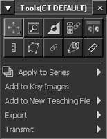 Context toolbar pinned