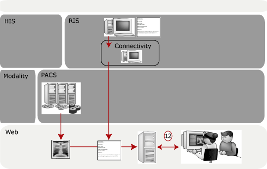 Results distribution phase of a scheduled study