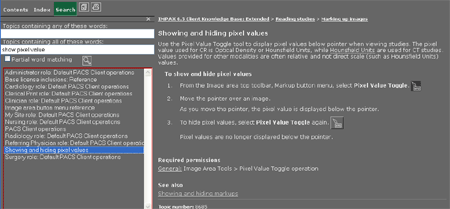 Knowledge Base page search