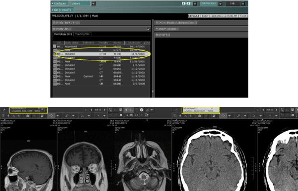 Study List synchronized to second study